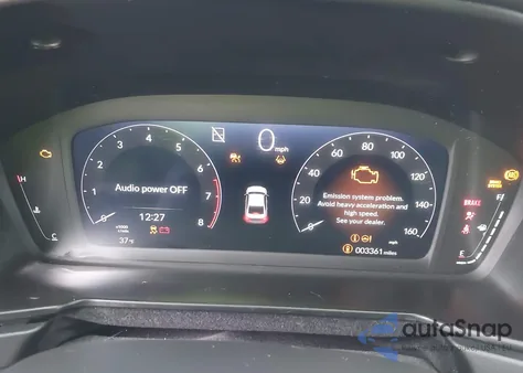 2024 Honda Accord Ex z USA, uszkodzony, nr VIN 1HGCY1F32RA067978